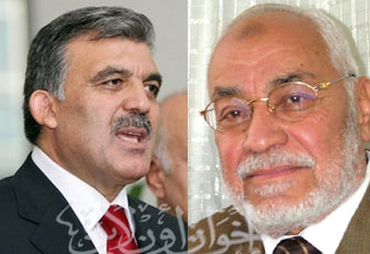 المرشد العام يهنِّئ عبد الله جول برئاسة تركيا