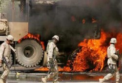 خفض القوات البريطانية وارتفاع خسائر الأمريكان بالعراق