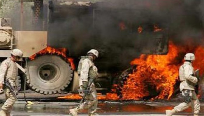 خفض القوات البريطانية وارتفاع خسائر الأمريكان بالعراق