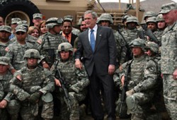 بوش يرسل 4 آلاف جندي إضافي إلى العراق لإنقاذ ماء وجهه!!