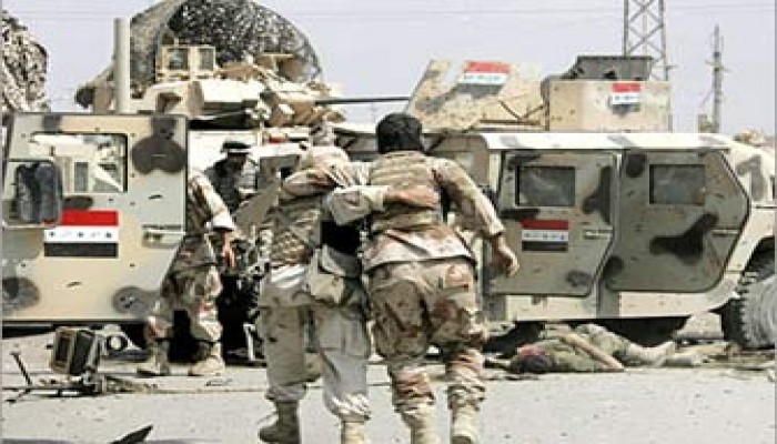 الاحتلال يخوض معارك عنيفة ببغداد والبصرة والبارزاني يستمر في تصريحاته