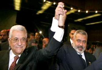 هنية يقدم تشكيلة حكومة الوحدة للمجلس التشريعي الفلسطيني