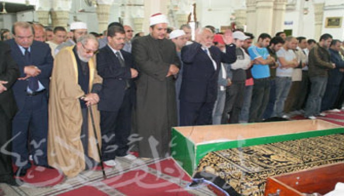 المرشد العام يشارك في تشييع جنازة الداعية الشيخ خيري ركوة