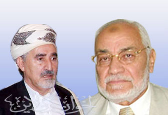 المرشد العام يهنئ الشيخ الأحمر بإعادة انتخابه رئيسًا للتجمع الوطني للإصلاح