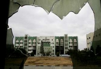 حملة لإعادة بناء مكتبة الجامعة الإسلامية بغزة