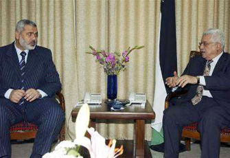 هنية وعباس في الأردن بعد العيد لتسوية الخلافات الفلسطينية