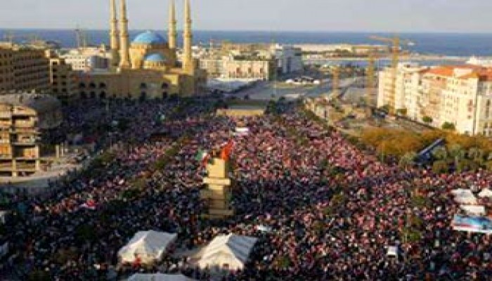 استمرار اعتصام المعارضة اللبنانية وقلق دولي من توتر الأوضاع