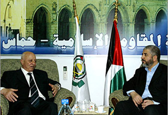 مشعل يدعو الغرب للاعتراف بحكومة الوحدة و"القسام" تتعهد بتكثيف الصواريخ