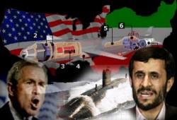 إيران تحذر من العقوبات وأولمرت يبحث مع بوش الملف النووي