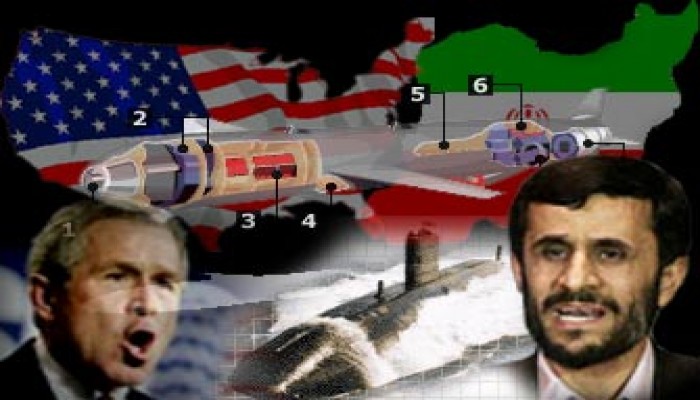 إيران تحذر من العقوبات وأولمرت يبحث مع بوش الملف النووي