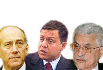 أول لقاء بين عباس وأولمرت في الأردن والجهاد تقصف أسديروت