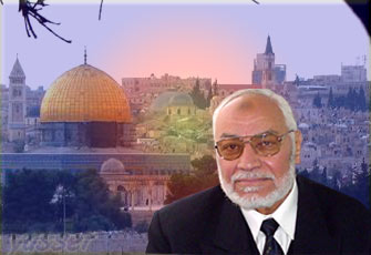 عاكف يجدد دعوته للتبرع بالمال للشعب الفلسطيني