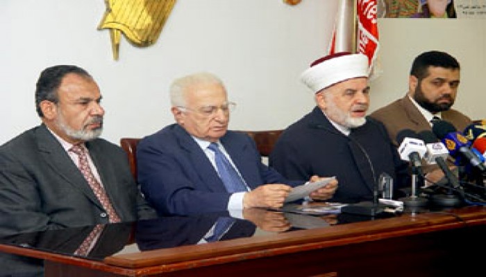 مولوي يطلق حملة الجماعة الإسلامية بلبنان لإغاثة فلسطين
