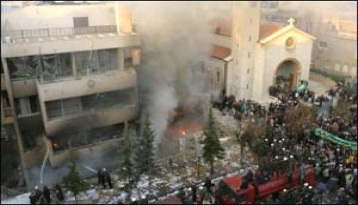 اضطراب سياسي لبناني عقب مظاهرات الصور المسيئة