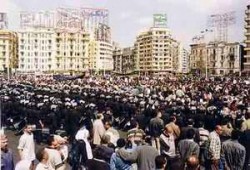 اندلاع المظاهرات بمصر عقب العدوان الأمريكي