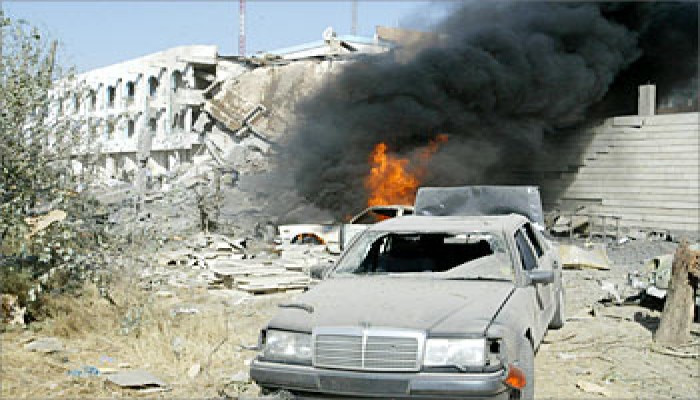 عشرة قتلى و60 مصابًا  في انفجار مقرّ الأمم المتحدة ببغداد
