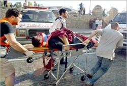 قتيلان  و10 جرحى صهيونيين في عمليتين استشهاديتين صباح اليوم