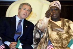 "بوش": لن نسمح بجعْل أفريقيا قاعدة للإرهابيين