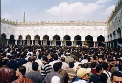 مظاهرة بالأزهر دعمًا للعراق وفلسطين