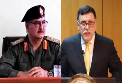 حفتر يستعطف بالجلوس للحوار.. والسراج يرد: "مجرم متعطش للدماء"