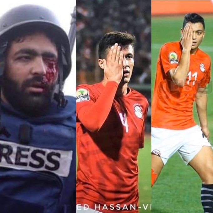 الجمهور المصري يهتف "نفديكِ يا فلسطين" ولاعبان يتضامنان مع "عمارنة"