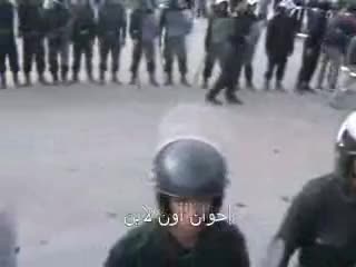 مظاهرة طلاب جامعة القاهرة نصرة لأهالي غزة