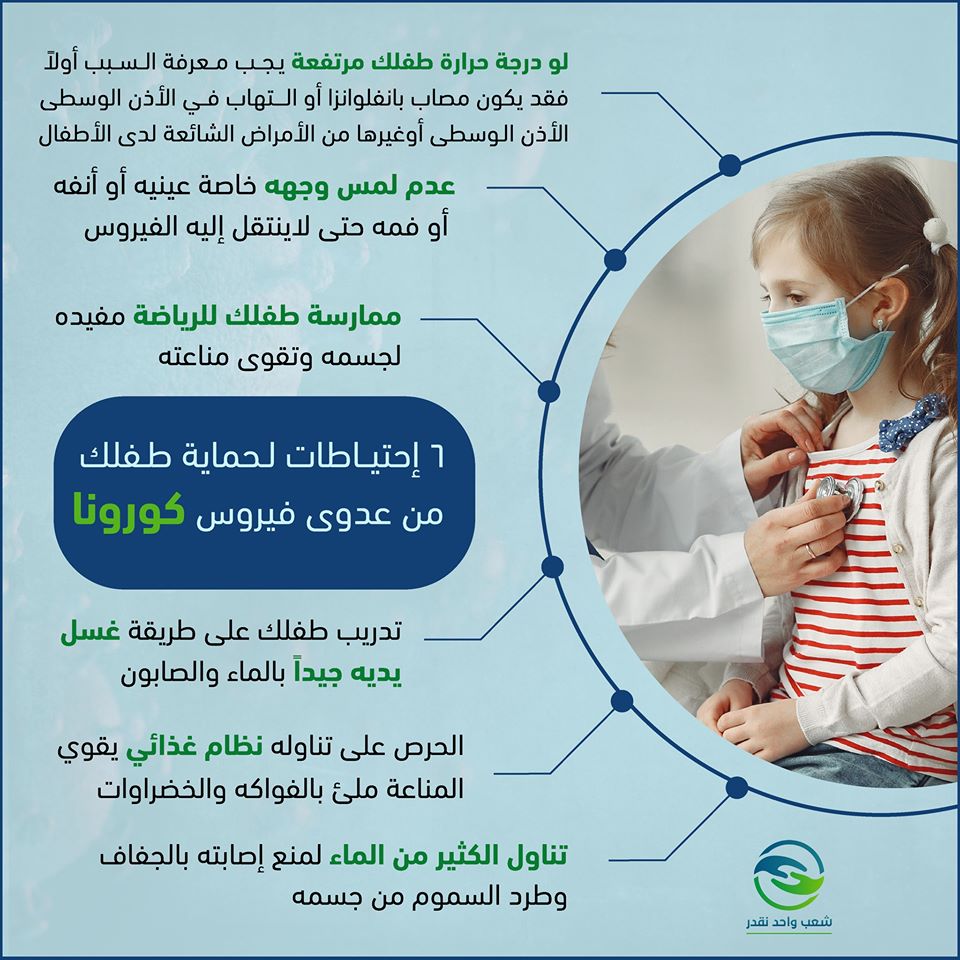 #شعب_واحد_نقدر: 6 احتياطات لحماية أطفالنا من عدوى "كورونا"