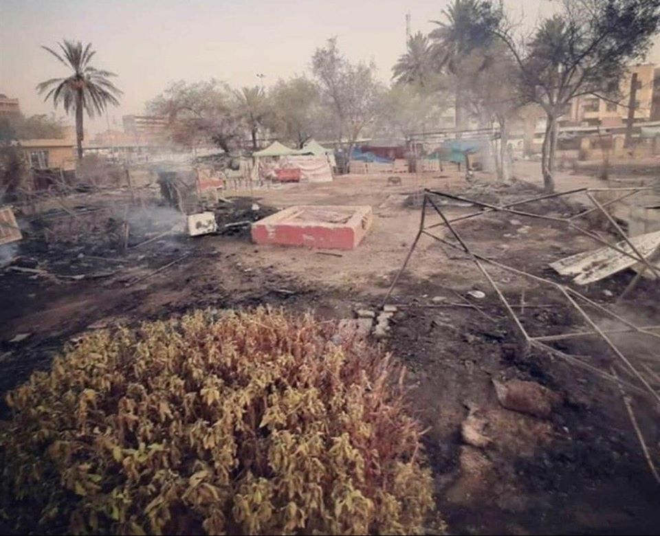 الربيع العربي.. حرق خيم معتصمي بغداد ونهضة تونس تتمنى حكومة وطنية وأطراف ليبية إلى الرباط