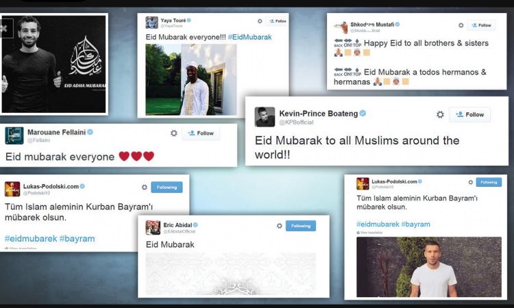 نجوم الكرة العالميون يهنئون المسلمين بعيد الأضحى