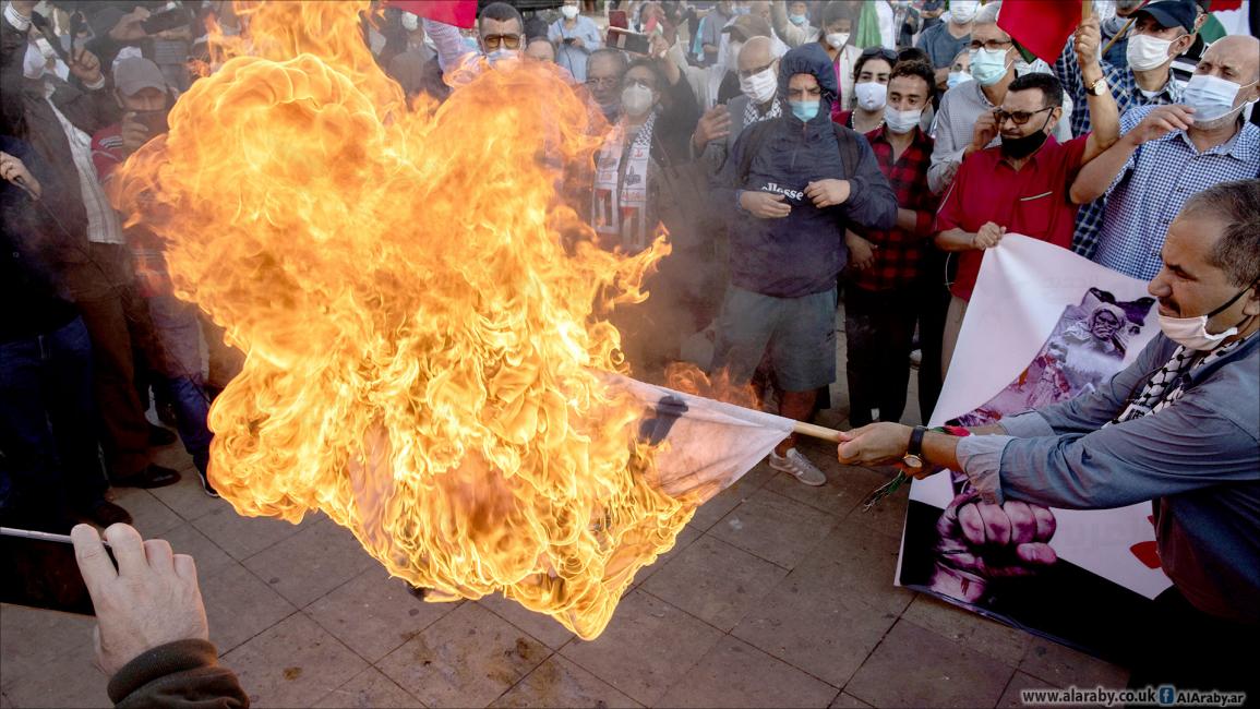 مسيرات مناهضة للتطبيع في البحرين والمغرب