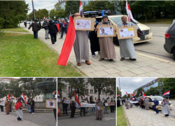 شاهد| مظاهرات في سيدنى وبرلين وفرانكفورت وميونخ تطالب برحيل السفاح