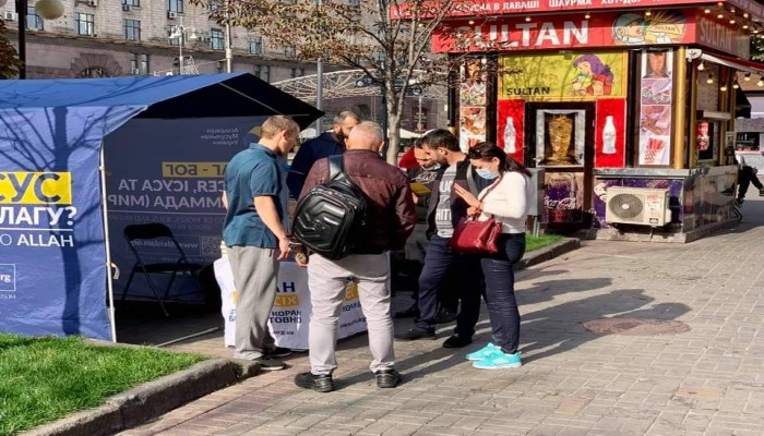 مشروع الخيمة الدعوية.. جديد مسلمي أوكرانيا للتعامل مع فئات المجتمع