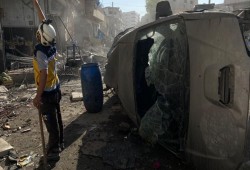 منظمة حقوقية: 10 آلاف مدني ضحايا التفجيرات في سوريا خلال 9 سنوات