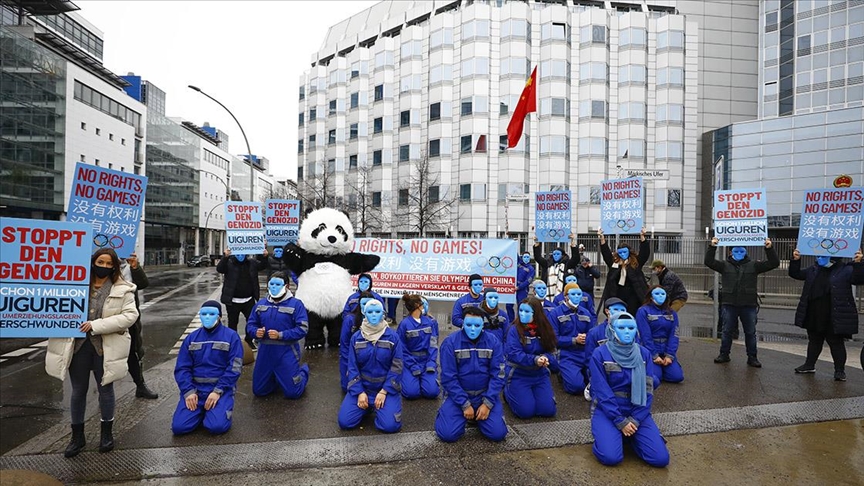 ألمانيا.. مظاهرة ضد جرائم الصين بحق مسلمي الأويجور