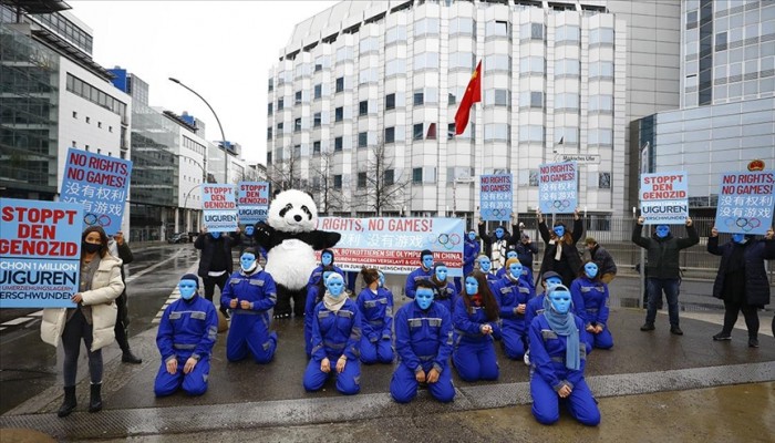ألمانيا.. مظاهرة ضد جرائم الصين بحق مسلمي الأويجور