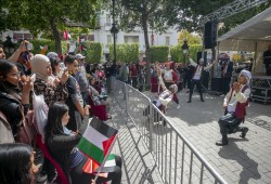 تونس.. أنصار "النهضة" يحيون ذكرى يوم الأرض الفلسطيني