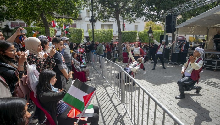 تونس.. أنصار "النهضة" يحيون ذكرى يوم الأرض الفلسطيني