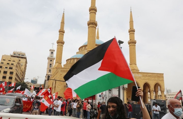 مظاهرات حاشدة في لبنان تضامنا مع القدس