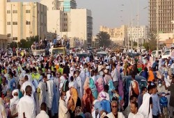 مسيرة حاشدة في موريتانيا نصرة للقدس وفلسطين