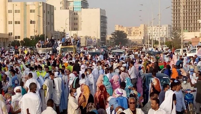 مسيرة حاشدة في موريتانيا نصرة للقدس وفلسطين
