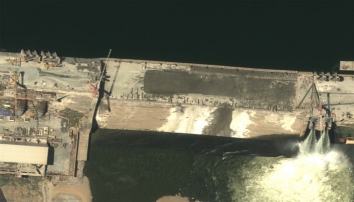 الأقمار الصناعية تظهر عمليات بناء حديثة بالسد الإثيوبي استعدادا للملء الثاني