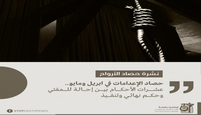 87 حالة.. حصاد أحكام الإعدام والتنفيذ والإحالة للمفتي خلال إبريل ومايو