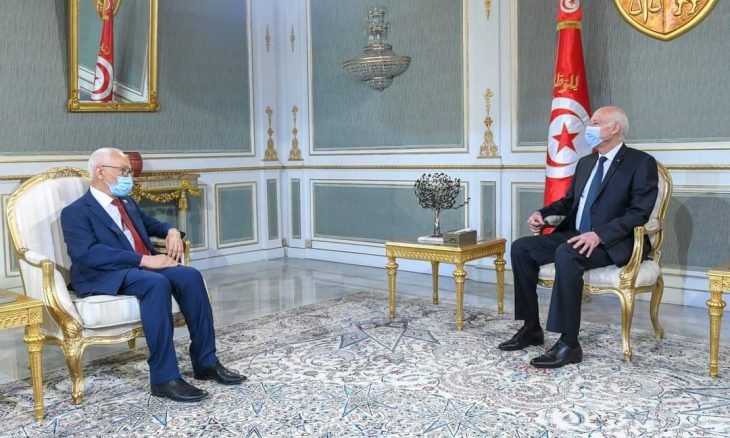 تونس.. لقاء إيجابي بين سعيّد والغنوشي بعد أشهر من الجفاء