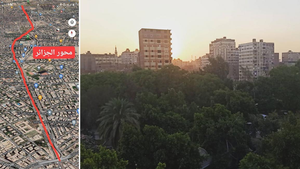 الانقلاب يبدأ مذبحة جديدة للأشجار.. محور مروري يخترق قلب المعادي