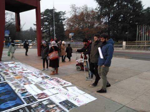 اعتصام لرفض إعدام شرفاء مصر أمام الأمم المتحدة فجر السبت