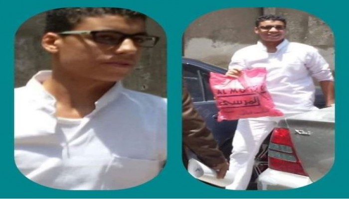 الطالب المعتقل محمد يوسف الحفني يحصل على 81% بالقسم الأدبي