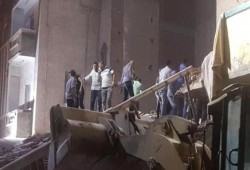 ارتفاع عدد ضحايا انهيار عقار دمنهورإلى 5 أشخاص.. وإخلاء 3 منازل