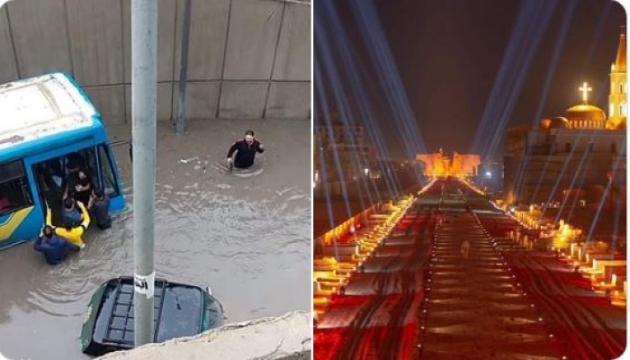 نشطاء يربطون بين طريق الكباش وغرق الإسكندرية وتسمم التلاميذ