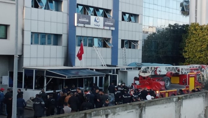 تونس.. النهضة تدين تسريب فيديو حريق مقرها وعرضه على محطة فضائية