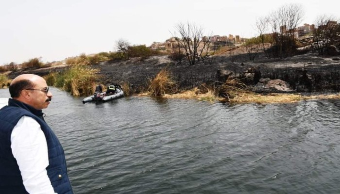 دمار شامل لمحميتي جزيرتي سالوجا وغزال بأسوان